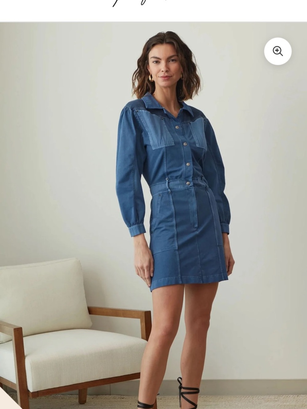 Grey State Washed Indya dress